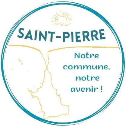 Logo Saint-Pierre, notre commune, notre avenir.